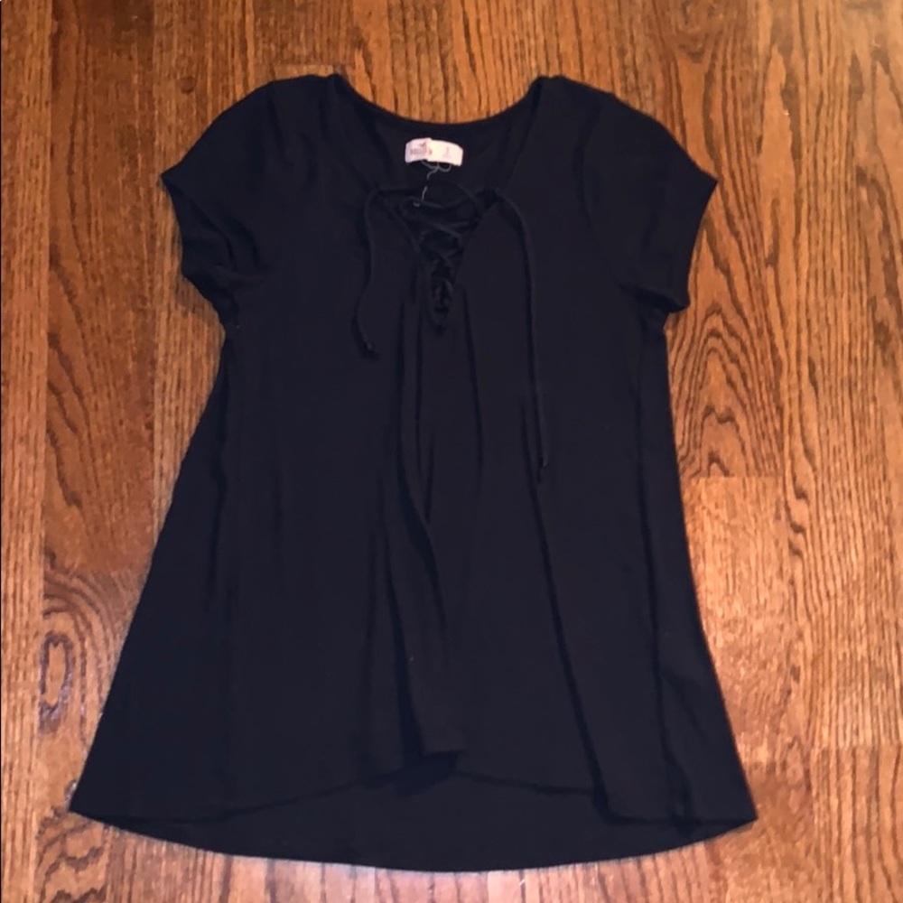 Dark Navy Hollister Top